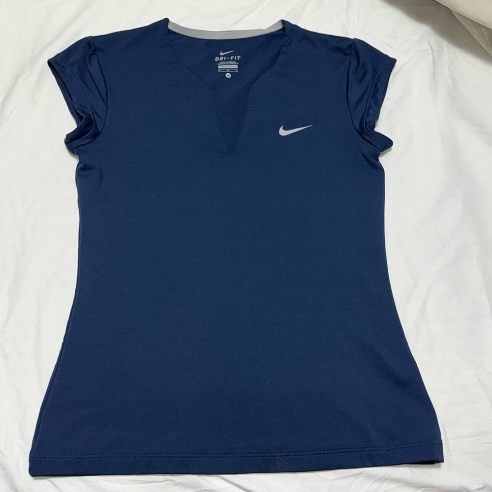Nike DRI FIT , deep V top
